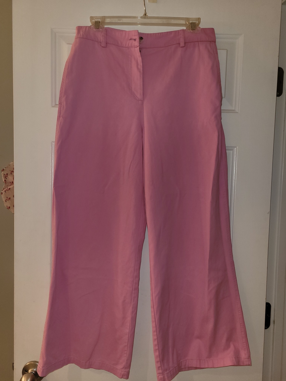 Current Air Pink High Waist Wide Leg Utility Pants